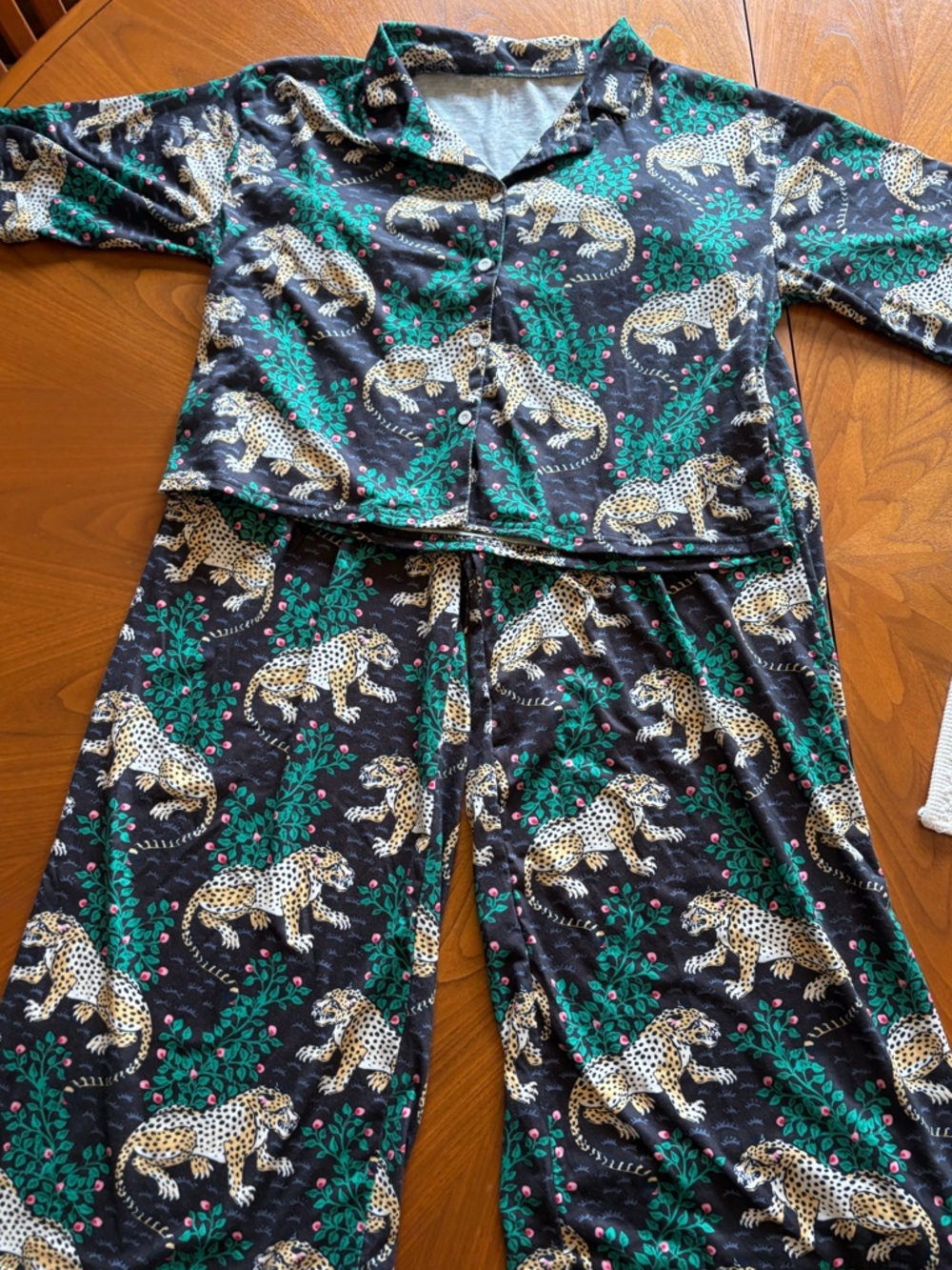 Leopard Print Pajama Set